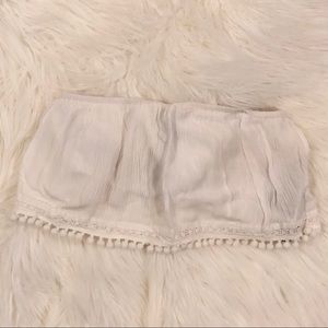 forever 21 white tube top